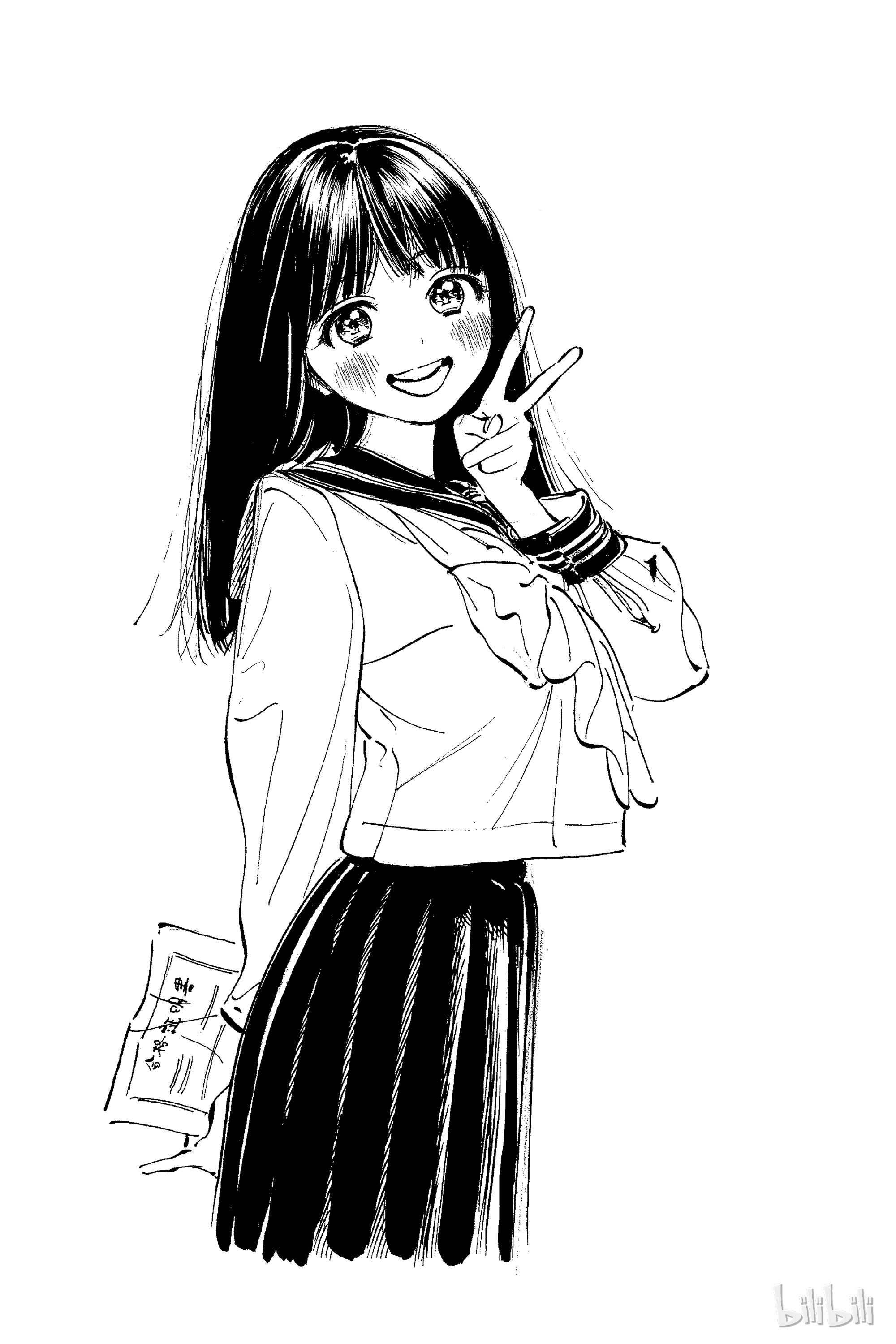 明日酱的水手服18 呜哇，是红色的~