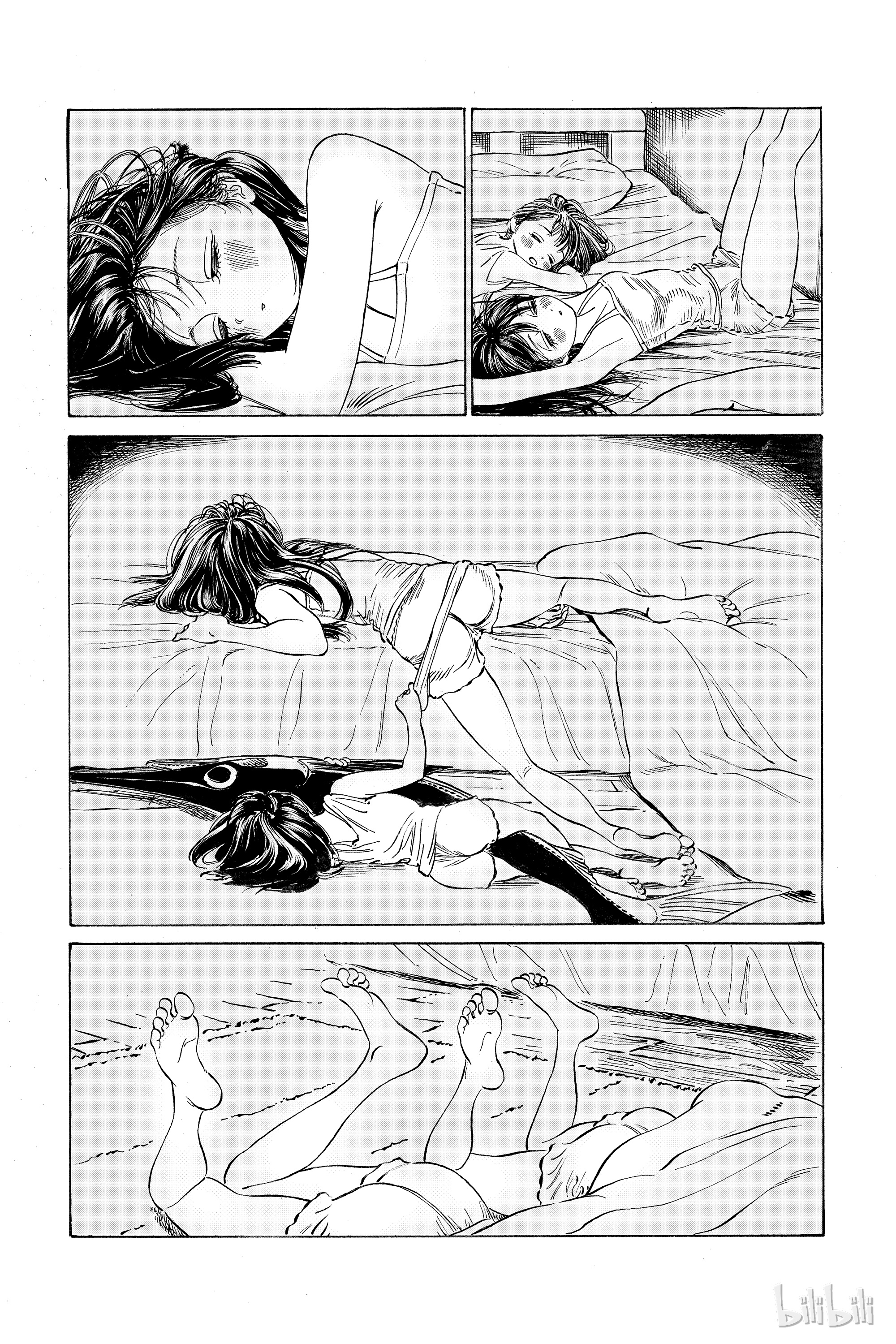 明日酱的水手服28 睡过头了一点