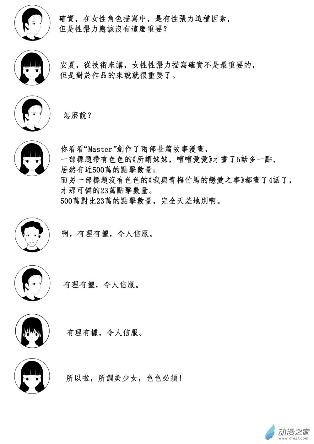 所谓美少女，色色必须交流录01