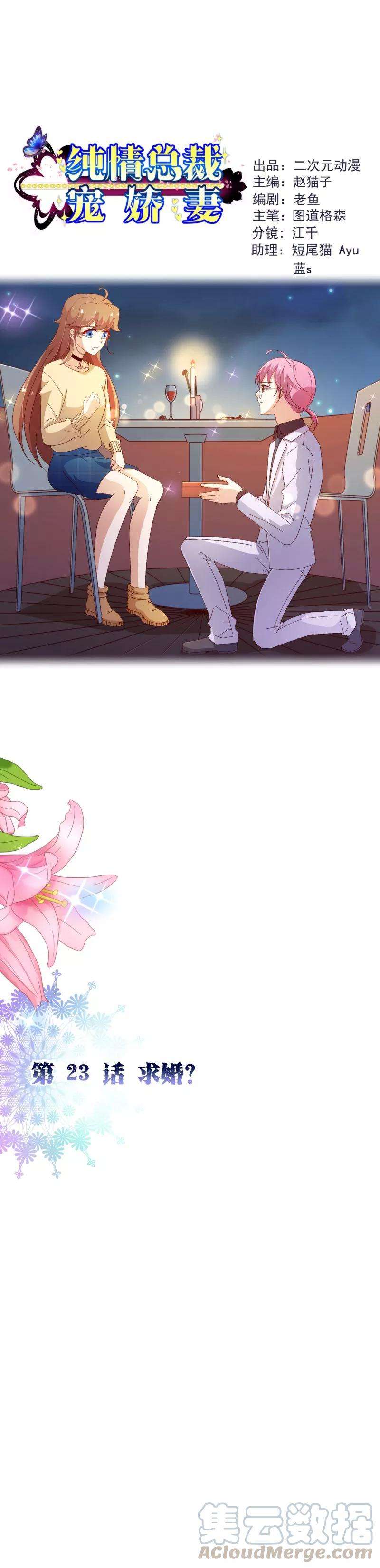 纯真总裁宠萌妻2季23话 求婚？