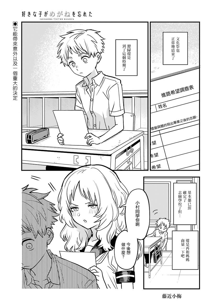 喜欢的人忘记戴眼镜了连载20