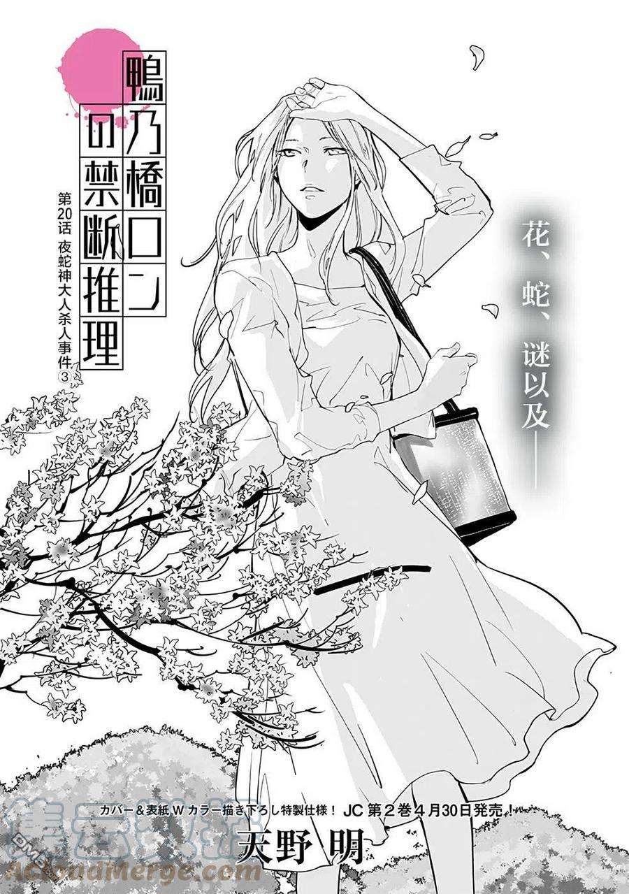 鸭乃桥论的禁忌推理20话 夜蛇神大人杀人事件（3）