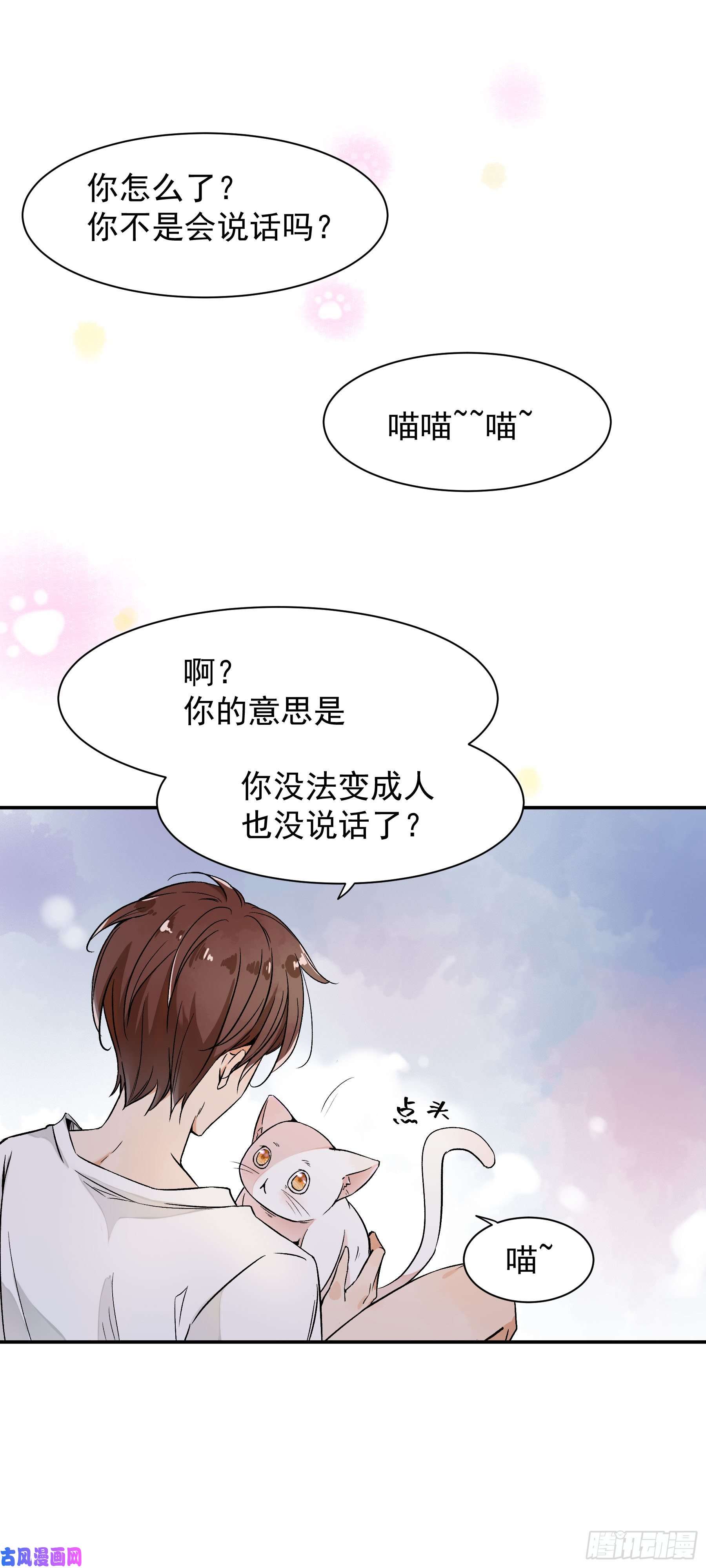 上仙，缺猫否？变不话来了