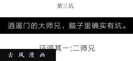 我家大师兄脑子有坑二师兄的证词