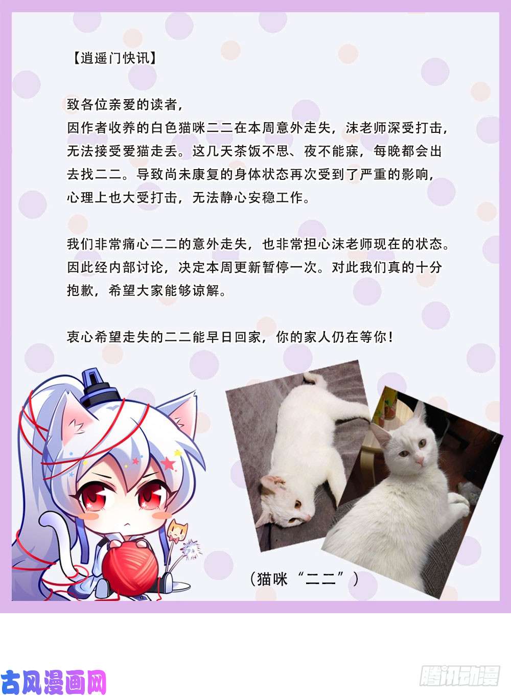 我家大师兄脑子有坑寻猫启示