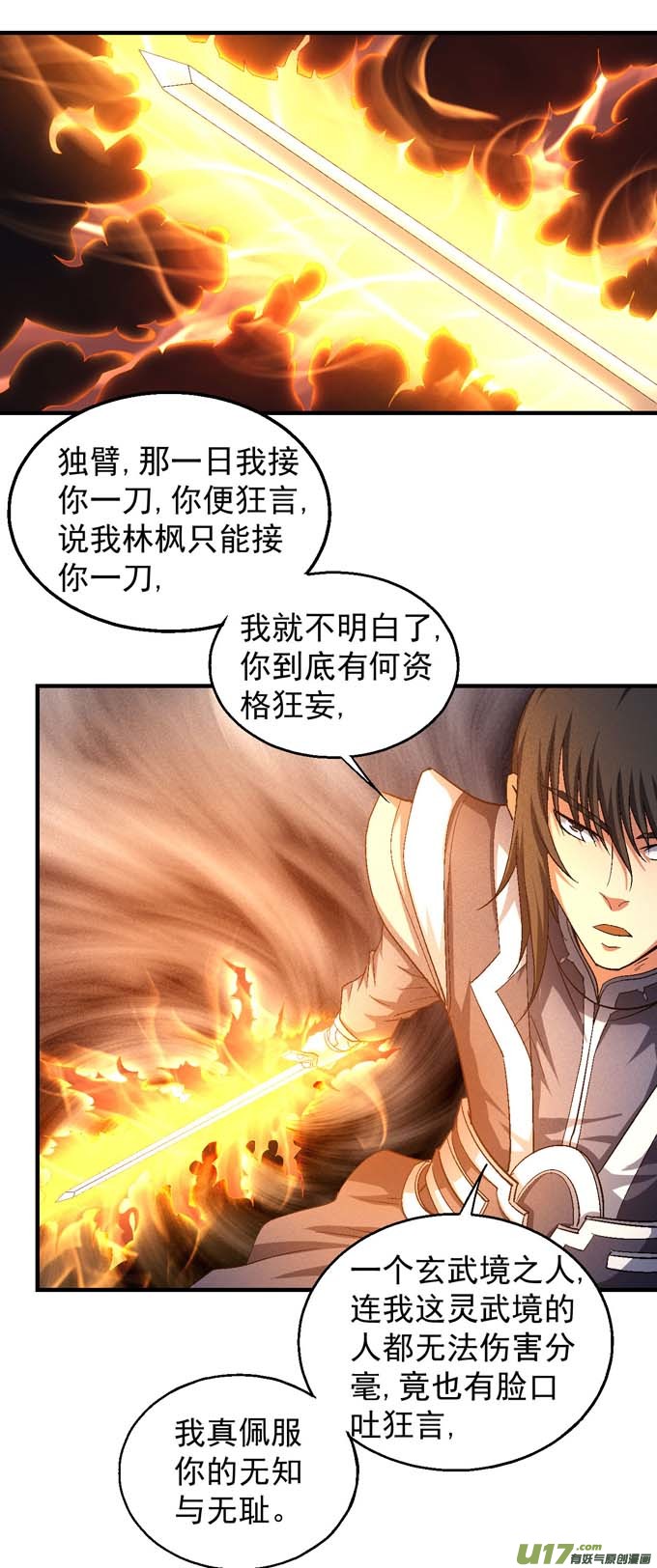 绝世武神林枫战独臂（2）