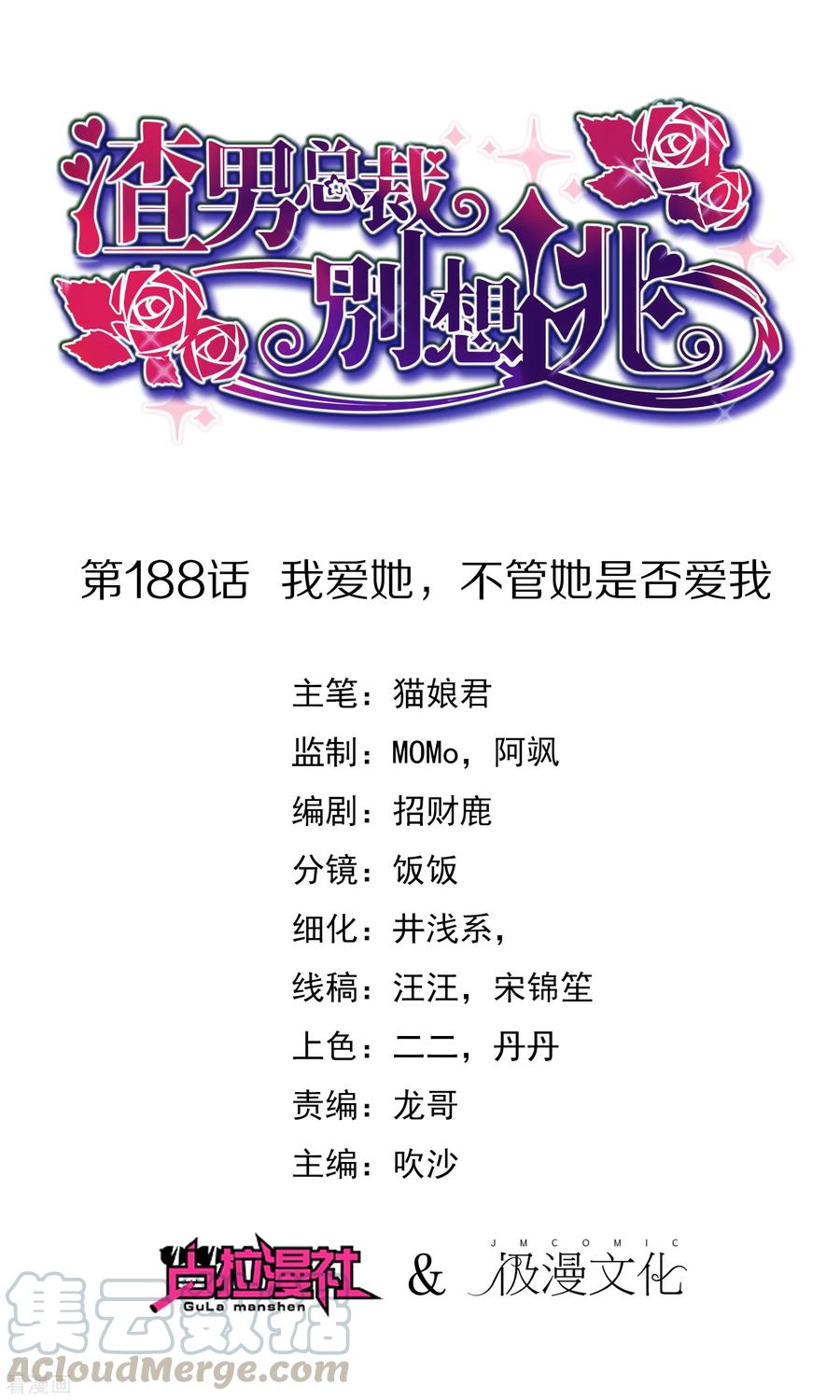 渣男总裁别想逃188话 我爱她，不管她是否爱我