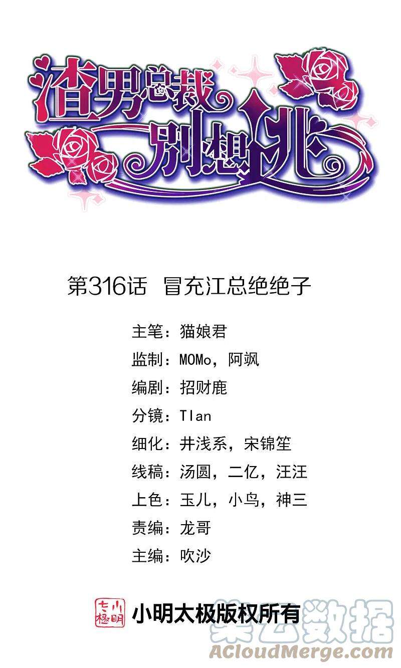 渣男总裁别想逃316话 冒充江总绝绝子