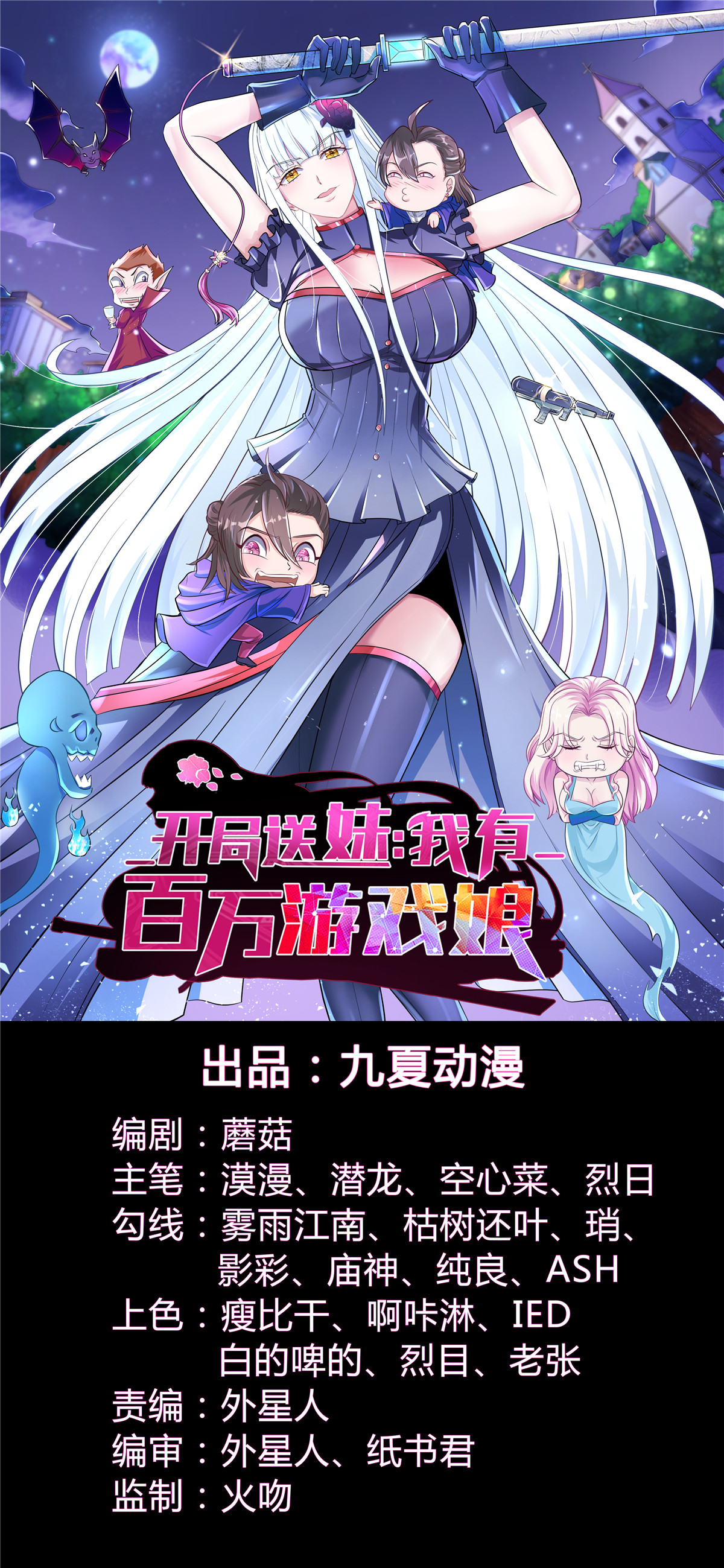 开局送妹：我有百万游戏娘第12话 姬雪芙入学