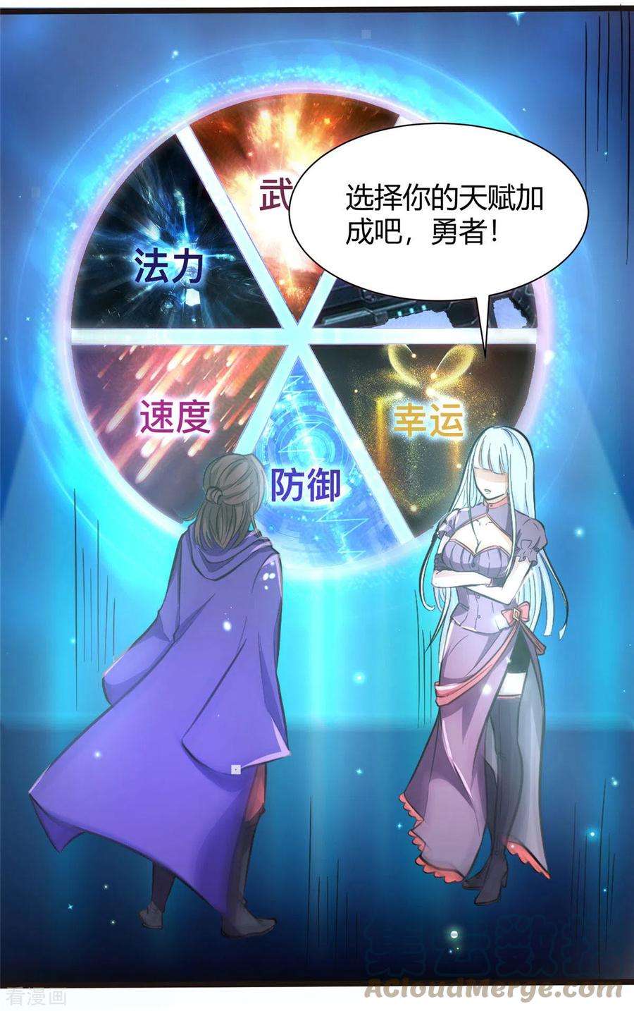 开局送妹：我有百万游戏娘3话 女武神的祝福！