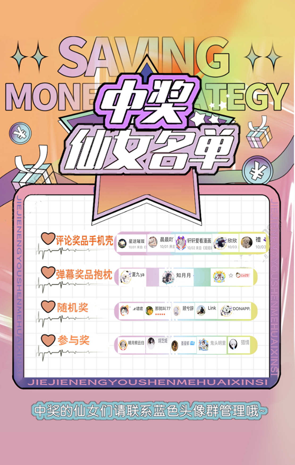 姐姐能有什么坏心思16 谁是女友（尾页含中奖名单）