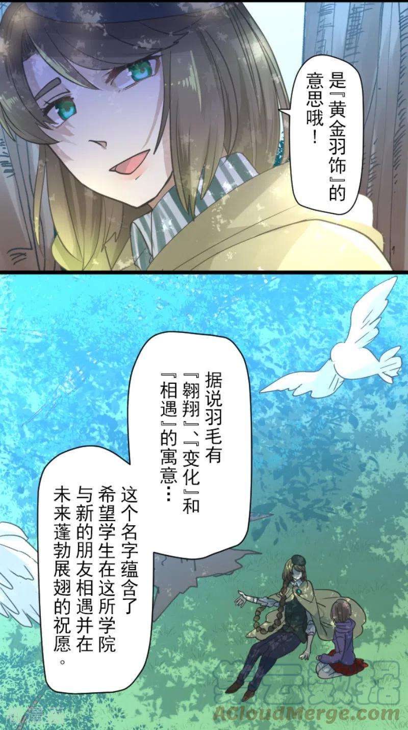 他和她的魔法契约223话 黄金羽饰