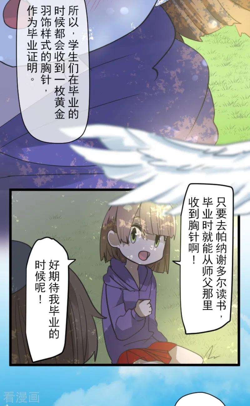 他和她的魔法契约223话 黄金羽饰