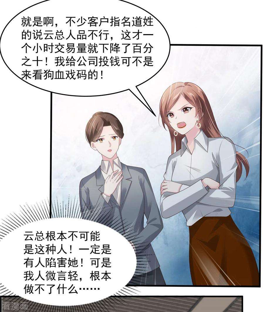 重生相逢：给你我的独家宠溺138话 公司股价狂跌