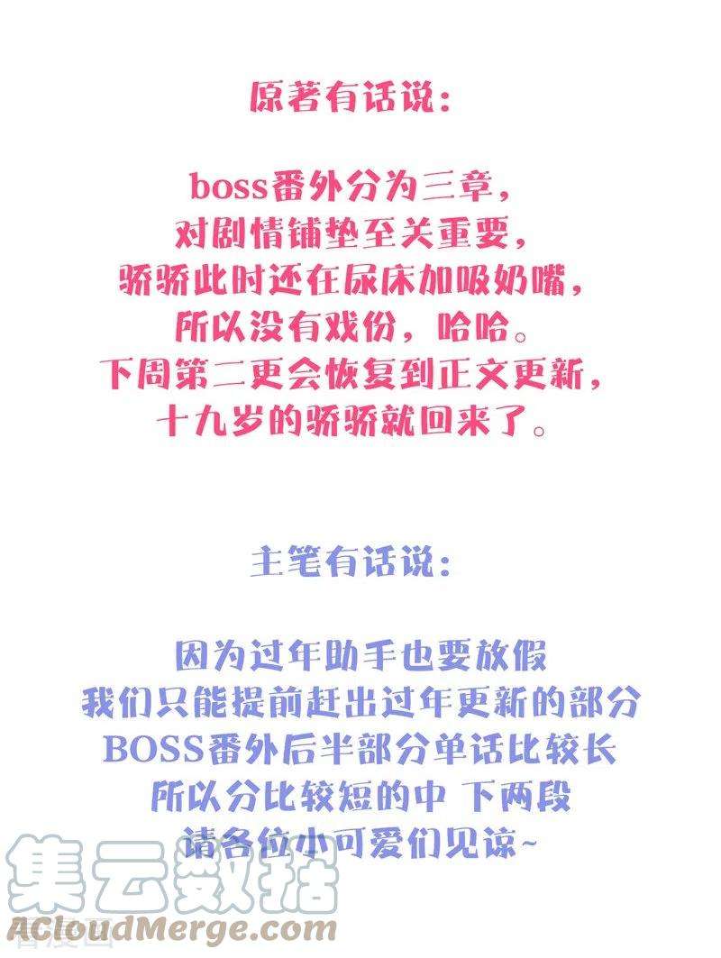 金屋藏骄BOSS番外2 他和她的往事