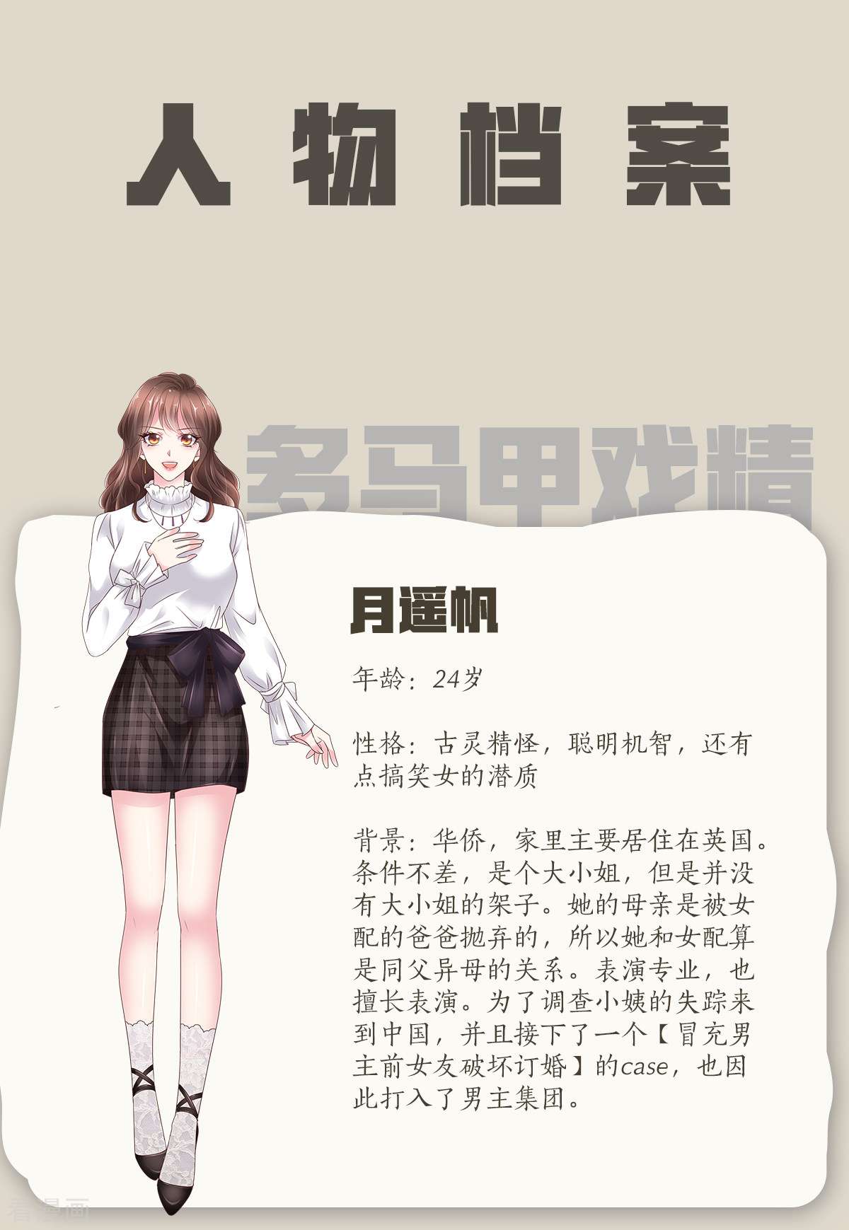 疯批傅总美艳妻人物档案