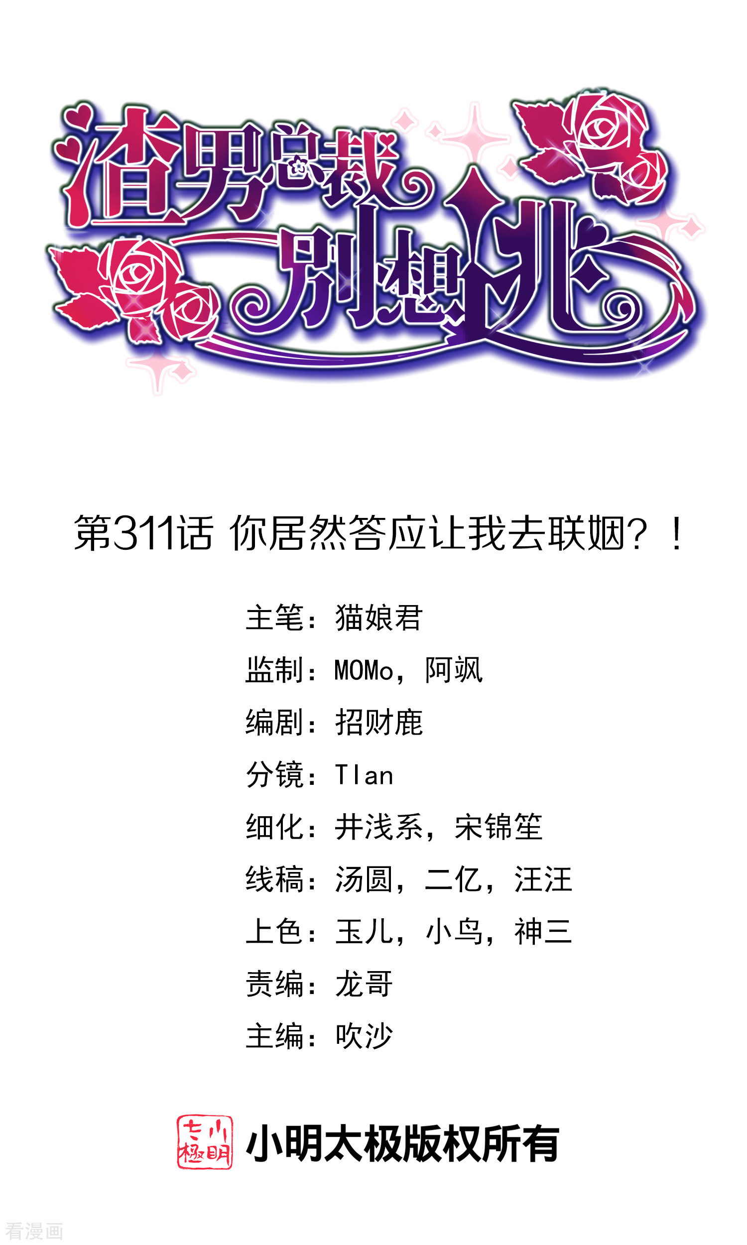 渣男总裁别想逃311话