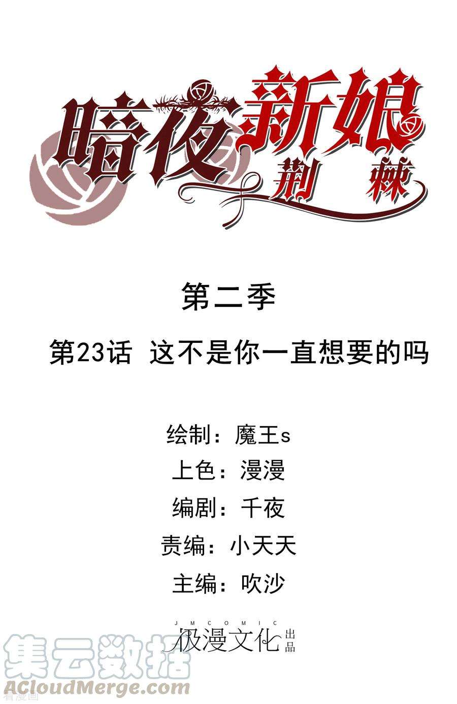 暗夜新娘2季23话 这不是你一直想要的吗