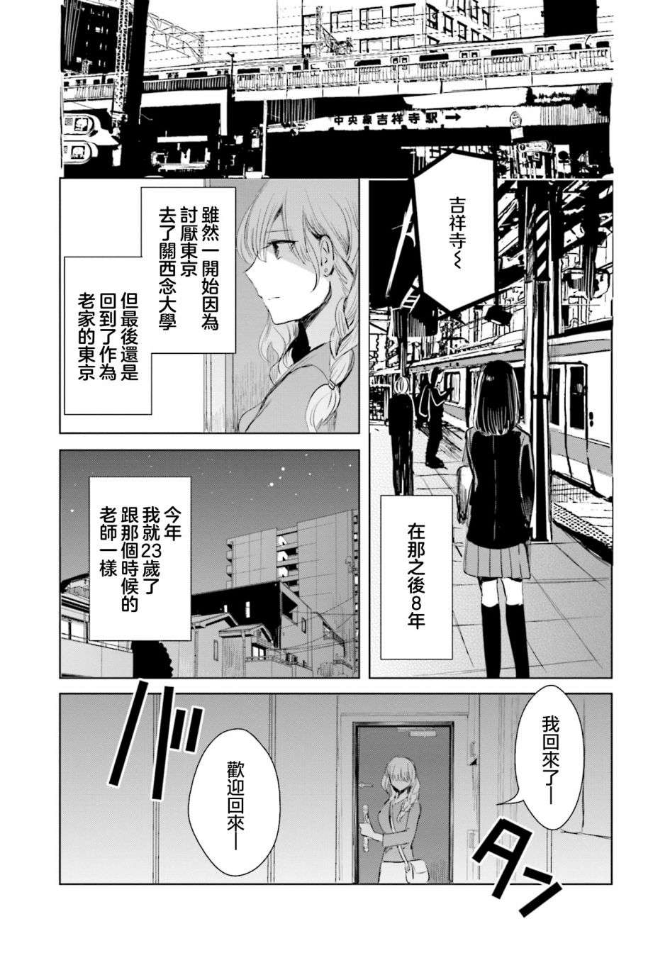 中央线沿线少女单行本第6话