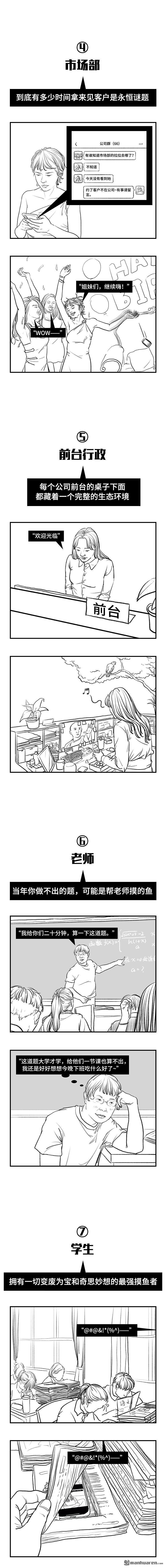 胡渣少女第49话 摸鱼