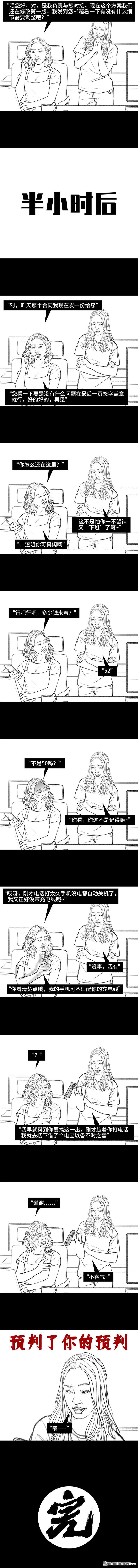 胡渣少女第104话 同事欠钱不还
