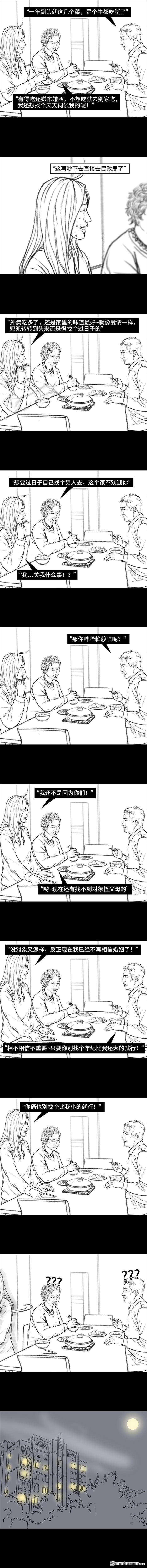 胡渣少女第129话 父母感情危机