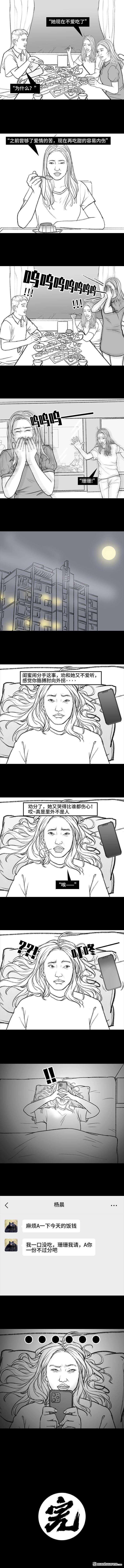 胡渣少女第150话 劝分手