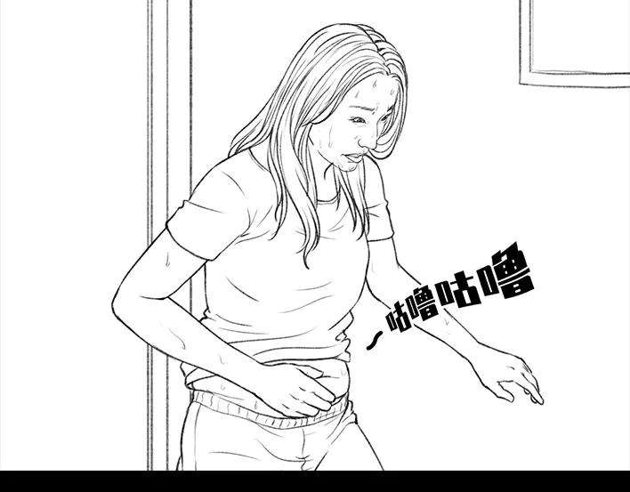 胡渣少女黑眼圈