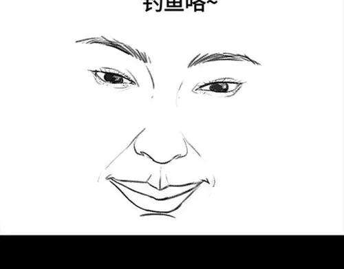 胡渣少女半边脸