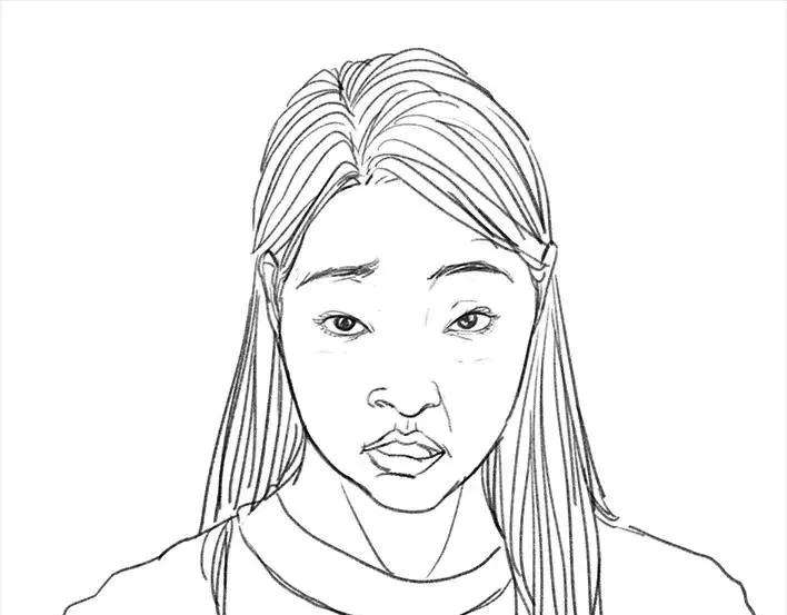 胡渣少女比惨大会