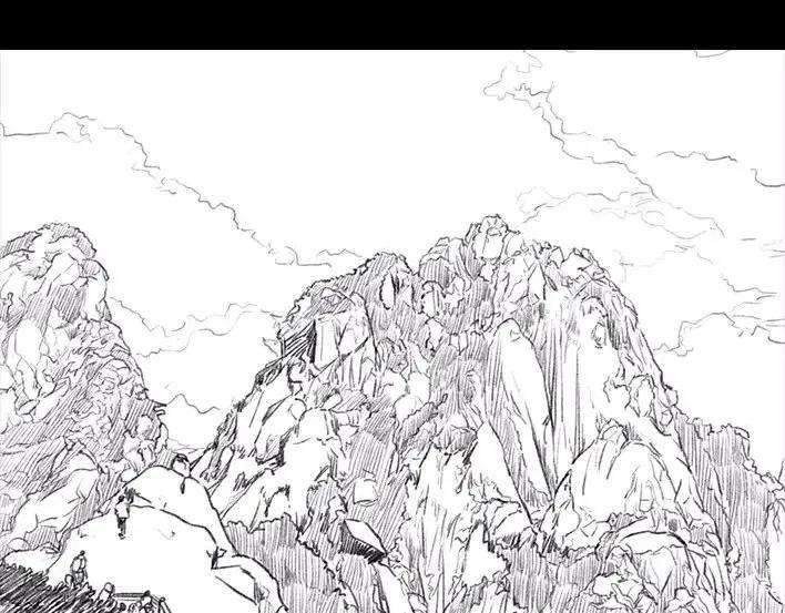胡渣少女爬山