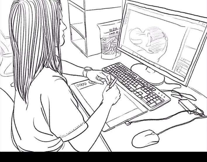 胡渣少女来自老板的温暖