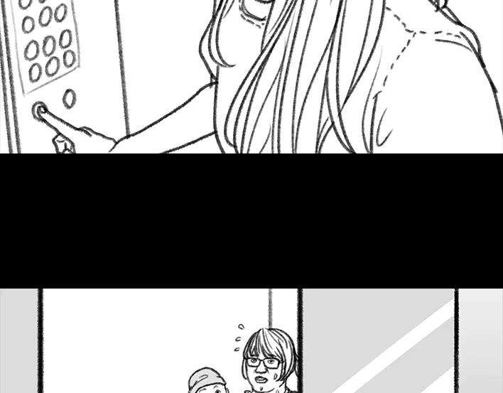 胡渣少女电梯