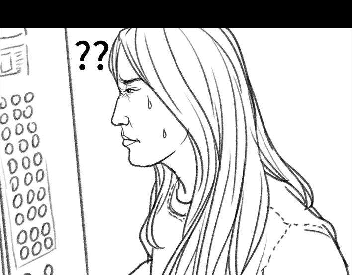 胡渣少女电梯