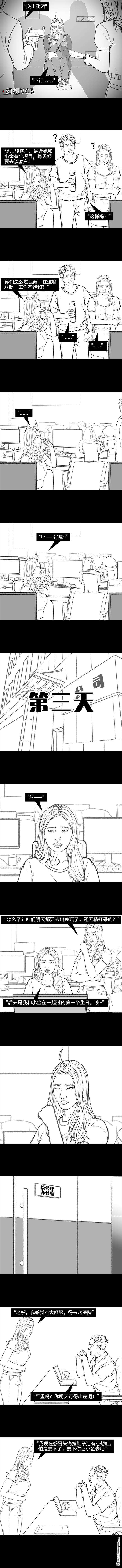胡渣少女第166话 同事秘密