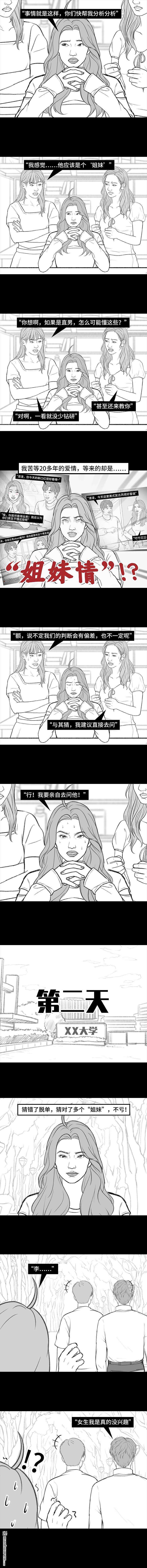 胡渣少女第175话 暗恋对象是好“姐妹”