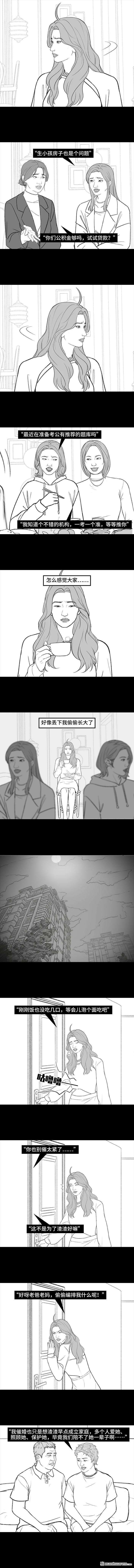 胡渣少女第185话 突然长大